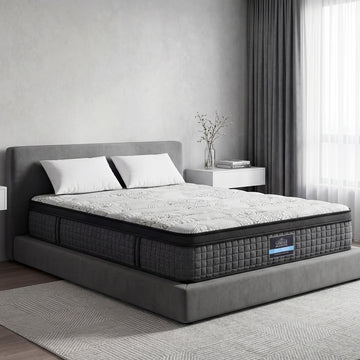 Giselle Bedding Mattress 9 Zone Latex Foam Euro Top 34cm King