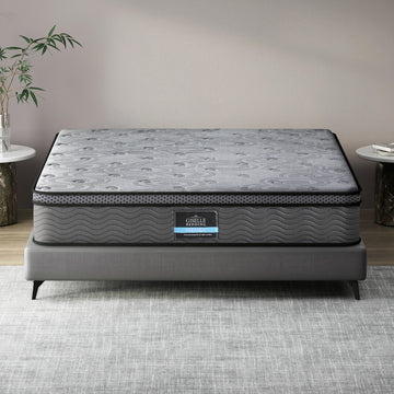 Giselle Bedding Euro Top Mattress 26cm Medium Firm King
