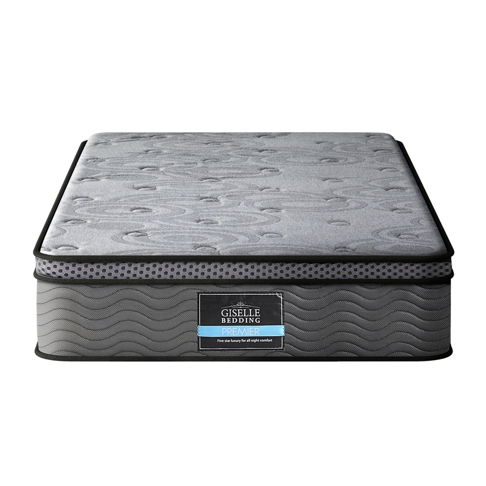 Giselle Bedding Euro Top Mattress 26cm Medium Firm King Single