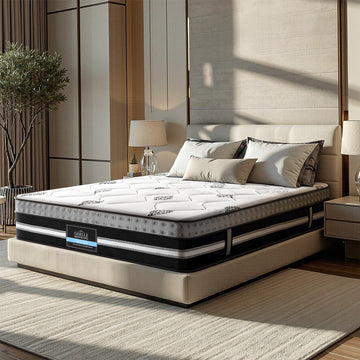 Giselle Bedding Hybrid Mattress Pocket Spring Gel Memory Foam 35cm Double