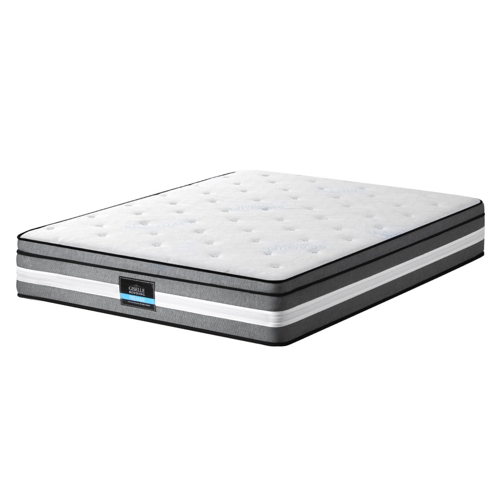 Giselle Bedding Euro Top Pocket Spring Mattress 30cm Queen