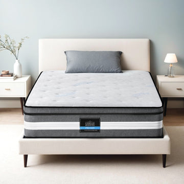 Giselle Bedding Euro Top Pocket Spring Mattress 30cm Single