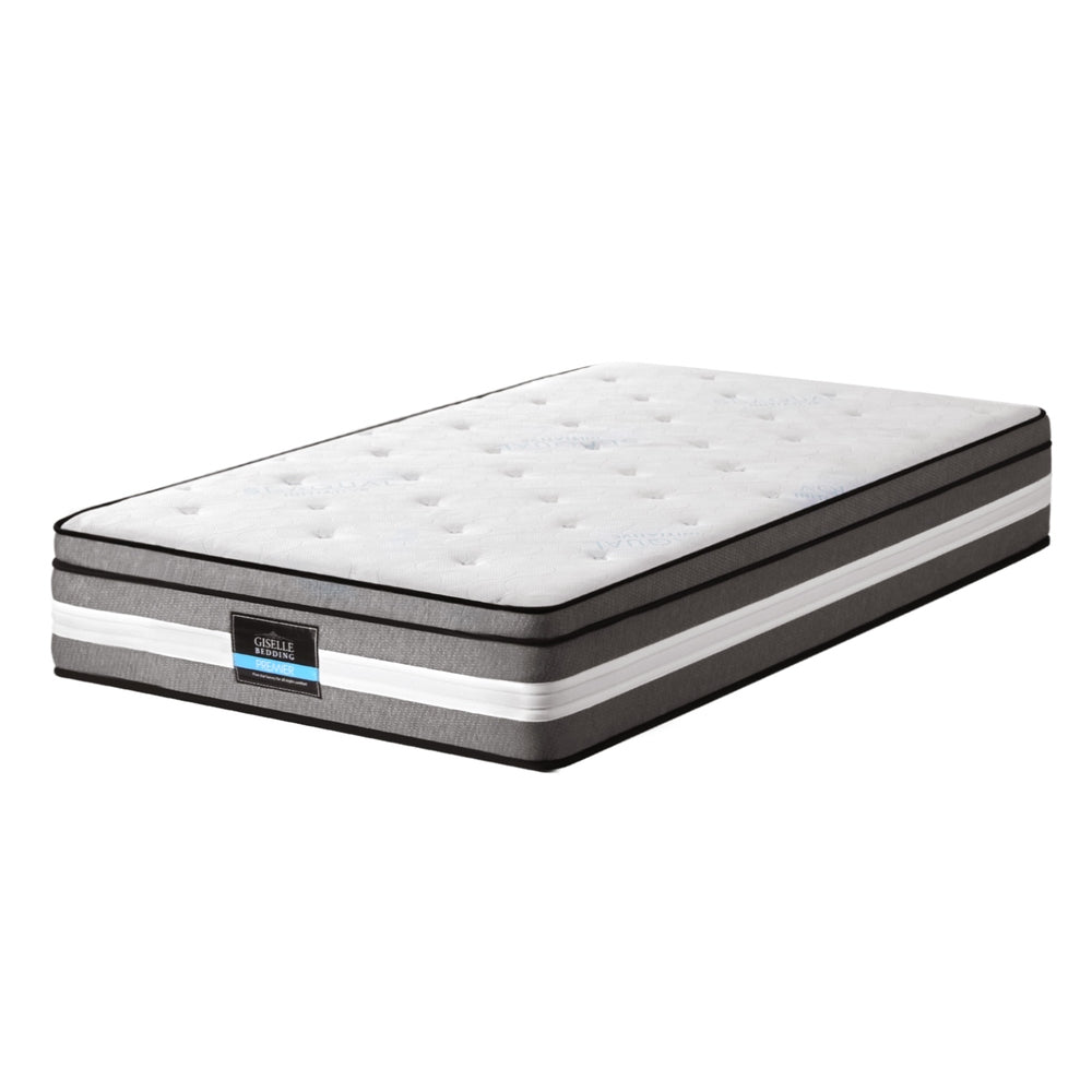 Giselle Bedding Euro Top Pocket Spring Mattress 30cm Single
