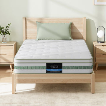 Giselle Bedding Mint | 20cm Green Tea Memory Foam Mattress King Single
