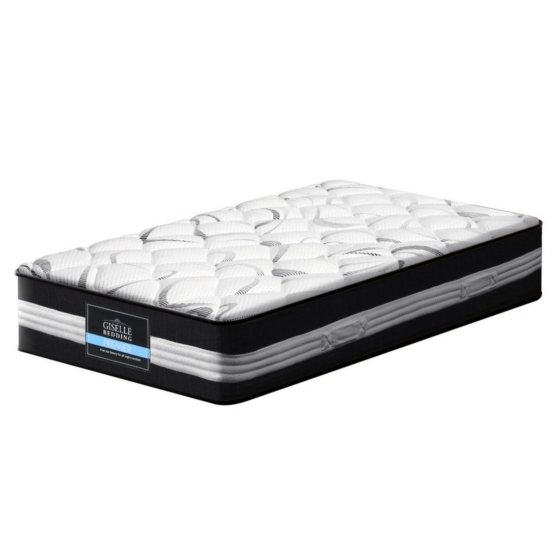 Giselle Pocket Spring Mattress Firm Support 30cm Belgium Knitted King Single
