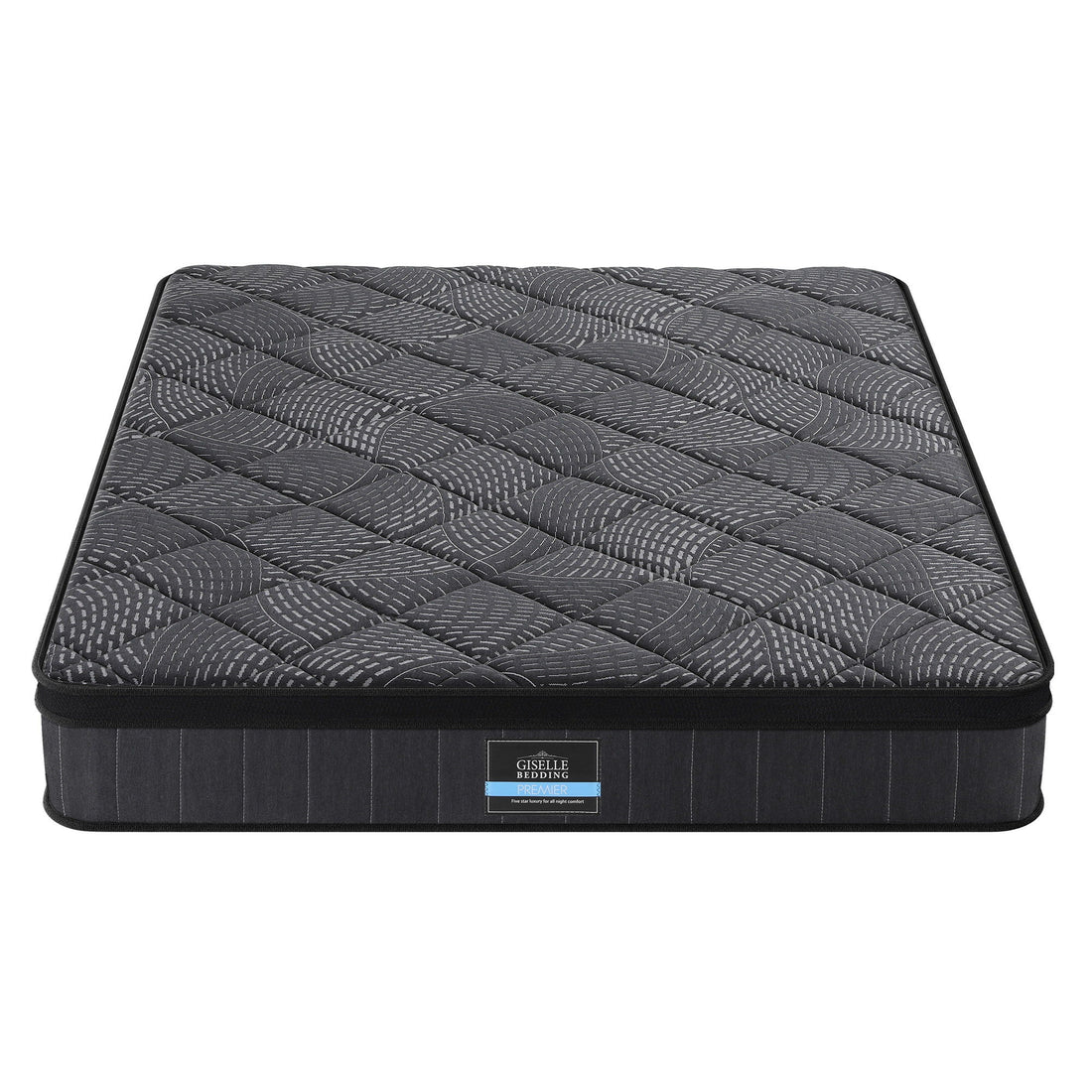 Giselle Bedding Double Mattress 25cm Latex Pocket Spring Euro Top Medium Firm