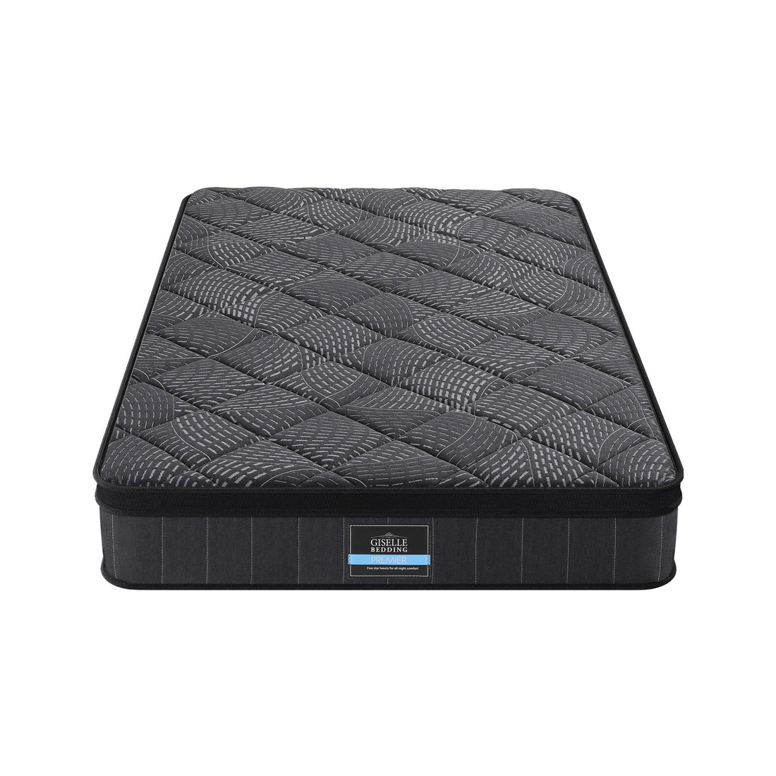 Giselle Bedding King Single Mattress 25cm Latex Pocket Spring Euro Top Firm
