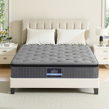 Giselle Bedding Euro Top Latex Foam Mattress Queen 26cm