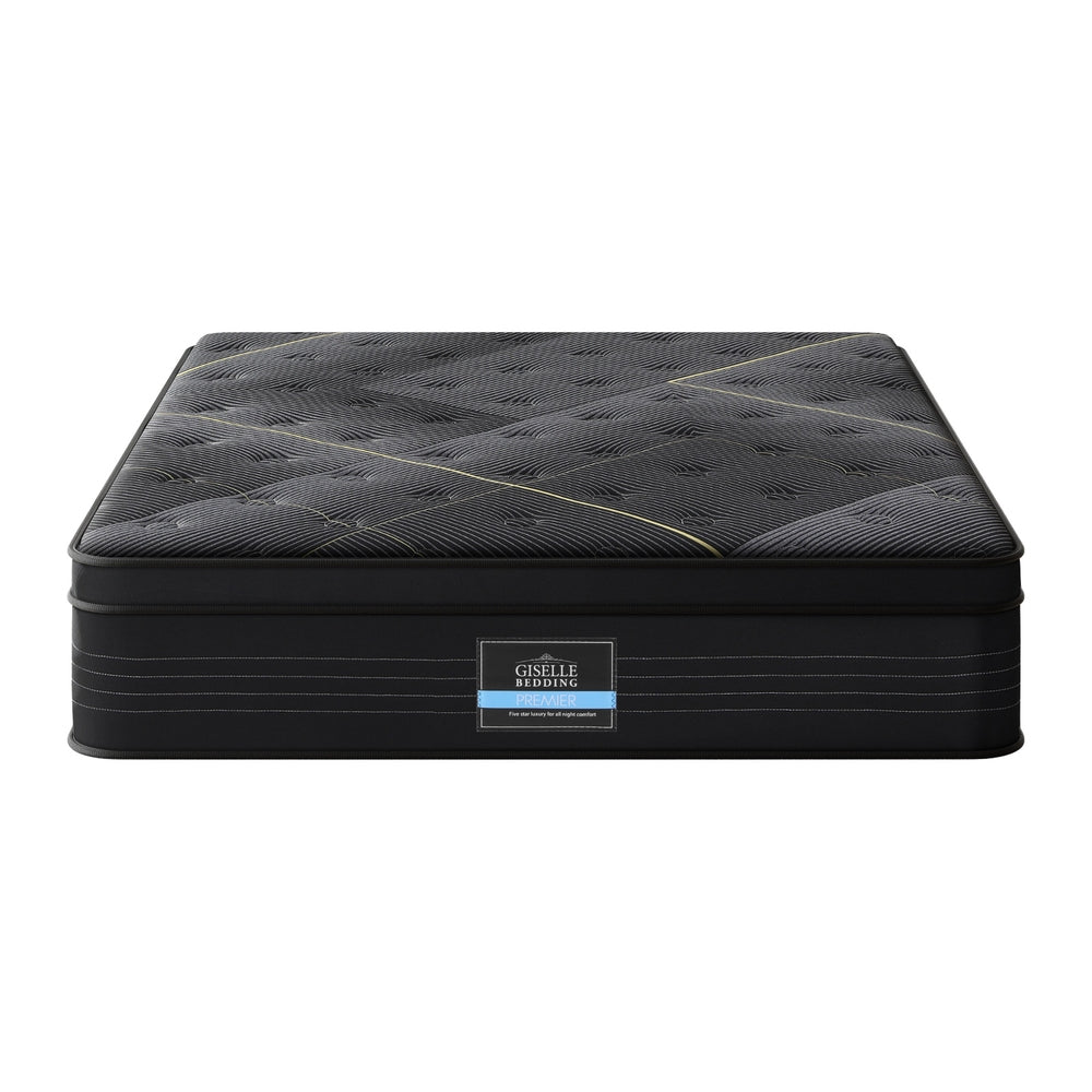 Giselle Bedding Mattress 35cm Medium Firm Pocket Spring Bamboo Charcoal King