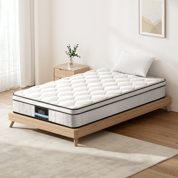 Giselle Bedding Pocket Spring Mattress Euro Top Velvet 22cm King Single