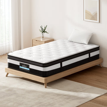 Giselle Bedding Euro Top Pocket Spring Mattress Medium Firm Single