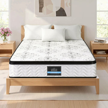 Giselle Bedding King Mattress 30cm Euro Top Pocket Spring Firm