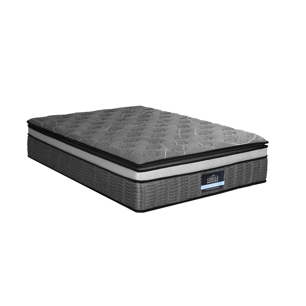 Giselle Bedding Double Layer Pocket Spring Mattress 34cm Double