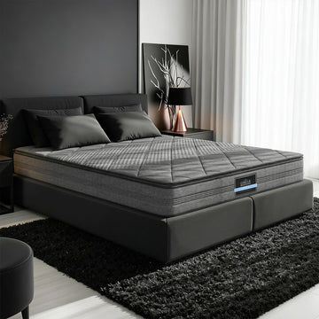 Giselle Bedding Pillow Top Mattress with Coil Support 18cm Queen