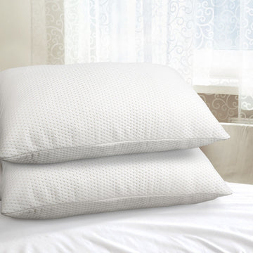 Giselle Bedding Memory Foam Pillow with Neck Support Twin Pack 13cm