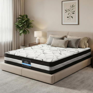 Giselle Bedding Medium Firm Pocket Spring Mattress Queen