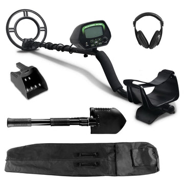 LCD Metal Detector Waterproof 220mm Deep Sensitive Treasure Hunter