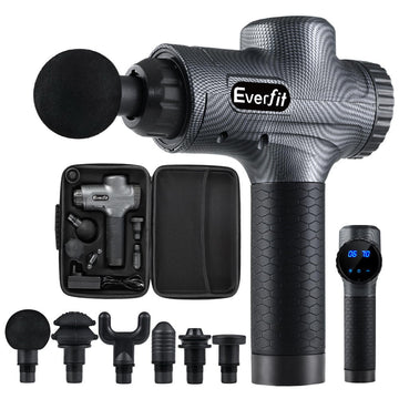 Everfit Percussion Massage Gun Deep Tissue Muscle Recovery 30 Speed Levels