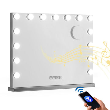 Embellir Hollywood Makeup Mirror LED Lights Bluetooth Speaker