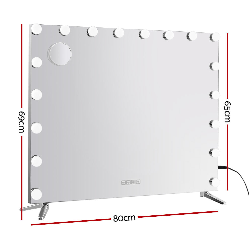 Embellir Hollywood Makeup Mirror LED Bluetooth Speaker 80cm Wall