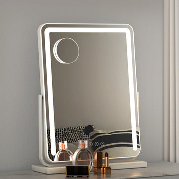 Embellir Hollywood Makeup Mirror with LED Light Strip Rotation