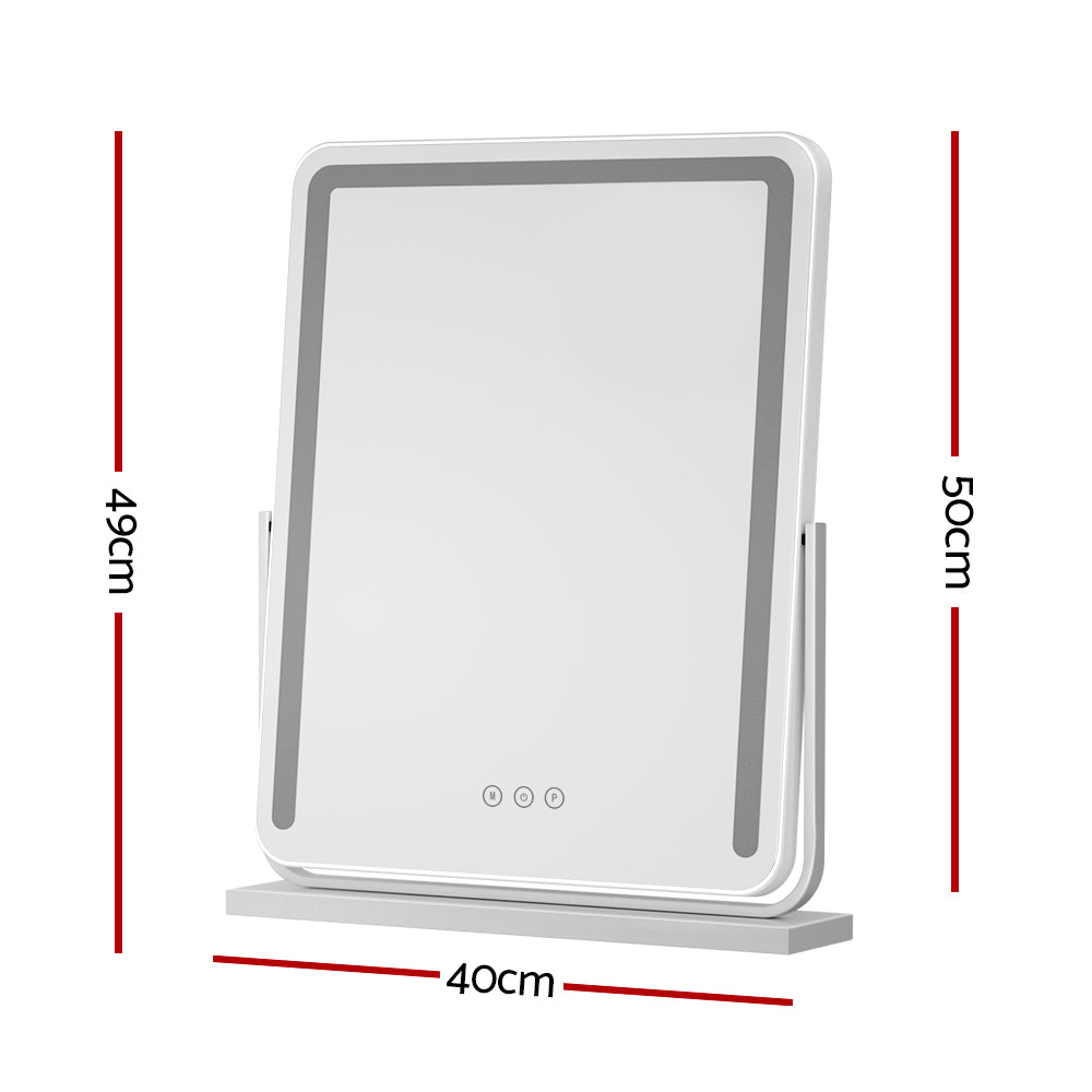 Embellir Hollywood Makeup Mirror with LED Light Strip Rotation