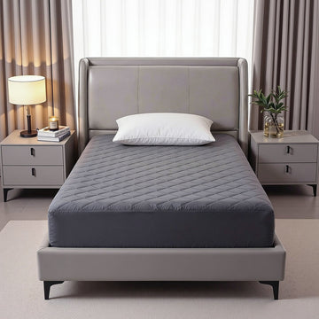 Giselle Bedding Microfiber Mattress Protector Single Water-Resistant