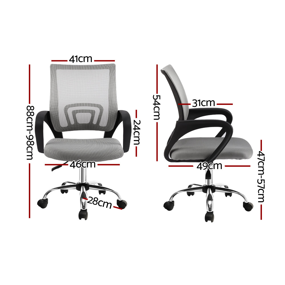 Artiss Cody Mesh Office Chair with Lumbar Support Grey