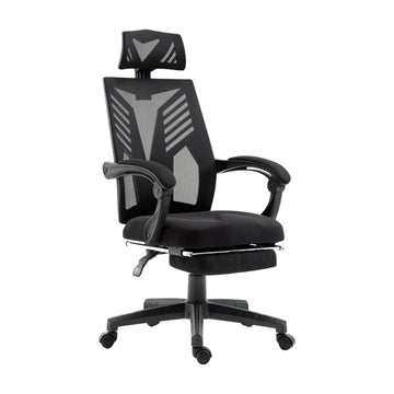 Artiss Mesh Office Chair Recliner Black 130kg 150 Recline