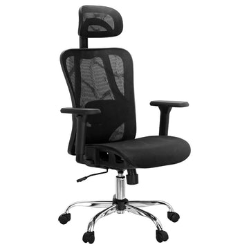 Artiss Ergonomic Mesh Office Chair Reclining Lumbar Support Black