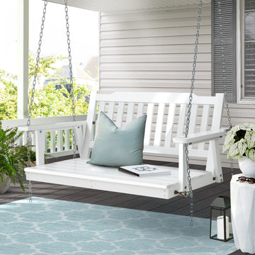 Gardeon Porch Swing Chair with Chain 2-Seater Fir Wood