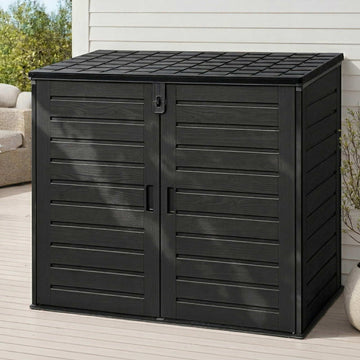 Gardeon Lockable Outdoor Storage Box 1170L Black