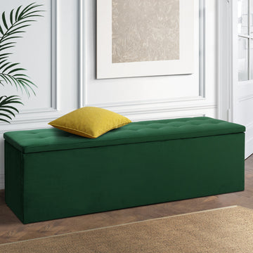 Artiss Storage Ottoman Luxurious Velvet Multi-Functional Design