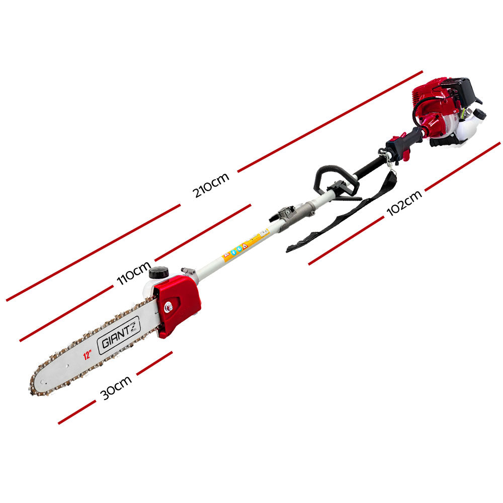 Giantz 31cc 4-Stroke Pole Chainsaw Tree Pruner 12 Inch