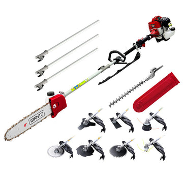 Giantz 52cc 9-in-1 Multi-Tool Pole Chainsaw 12 Inch 4.3m