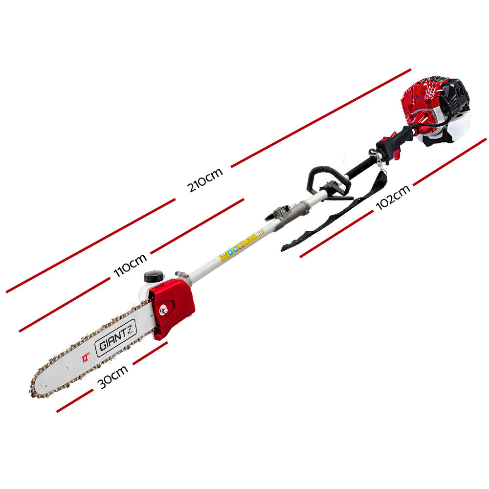 Giantz 52cc 9-in-1 Multi-Tool Pole Chainsaw 6.3m Reach