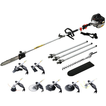 Giantz 65CC 9-in-1 Multi-Tool Pole Chainsaw 5.6m Reach