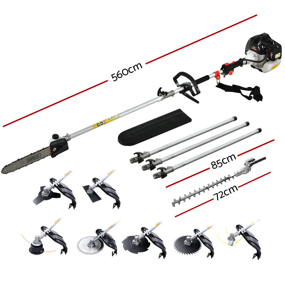 Giantz 65CC 9-in-1 Multi-Tool Pole Chainsaw 5.6m Reach