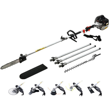 Giantz 65CC 7-in-1 Multi-Tool Pole Chainsaw 5.6m Reach