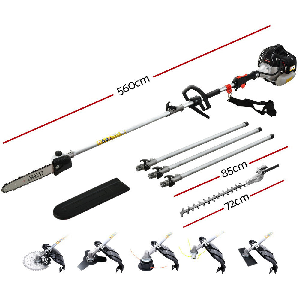 Giantz 65CC 7-in-1 Multi-Tool Pole Chainsaw 5.6m Reach