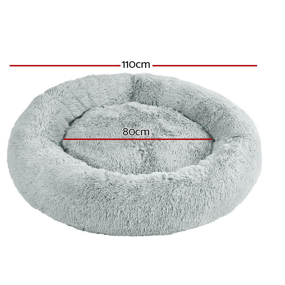 i.Pet Calming Pet Bed Soft Plush Extra Large 110cm