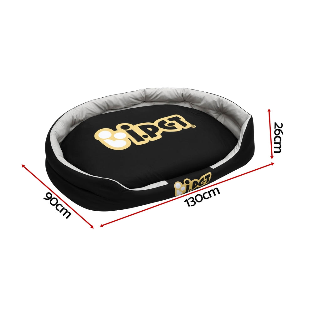 i.Pet Dog Bed XXL Large Jumbo Pet Calming Sofa Cushion Mat Black