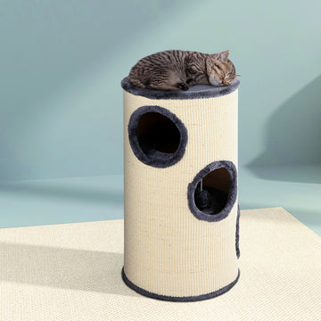 i.Pet Cat Tree Tower Scratching Post 70cm Grey