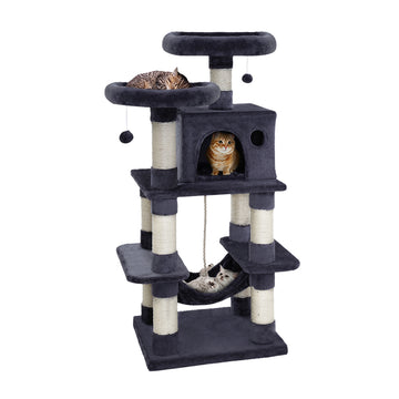 i.Pet Cat Tree Tower 145cm Multi-Level Scratching Post Condo House