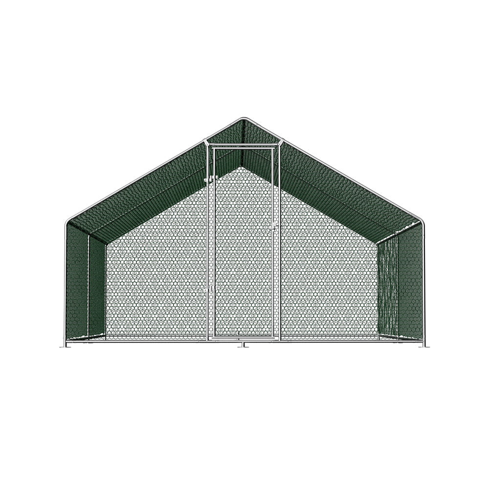 i.Pet Walk-In Chicken Coop Cage Galvanised Steel
