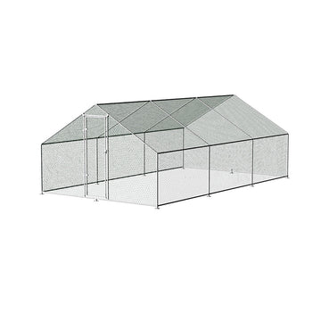 i.Pet Walk-In Chicken Coop Cage Galvanised Steel 3x6m