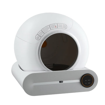 i.Pet Automatic Self-Cleaning Cat Litter Box Smart App Control 9L White
