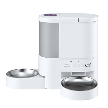i.Pet 2-in-1 Automatic Pet Feeder and Water Dispenser WiFi 4L/3L White