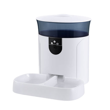 i.Pet Smart Pet Feeder with Camera WiFi App Control 7L White