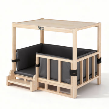 i.Pet 2-in-1 Dog Kennel and Furniture with Cushion Grey